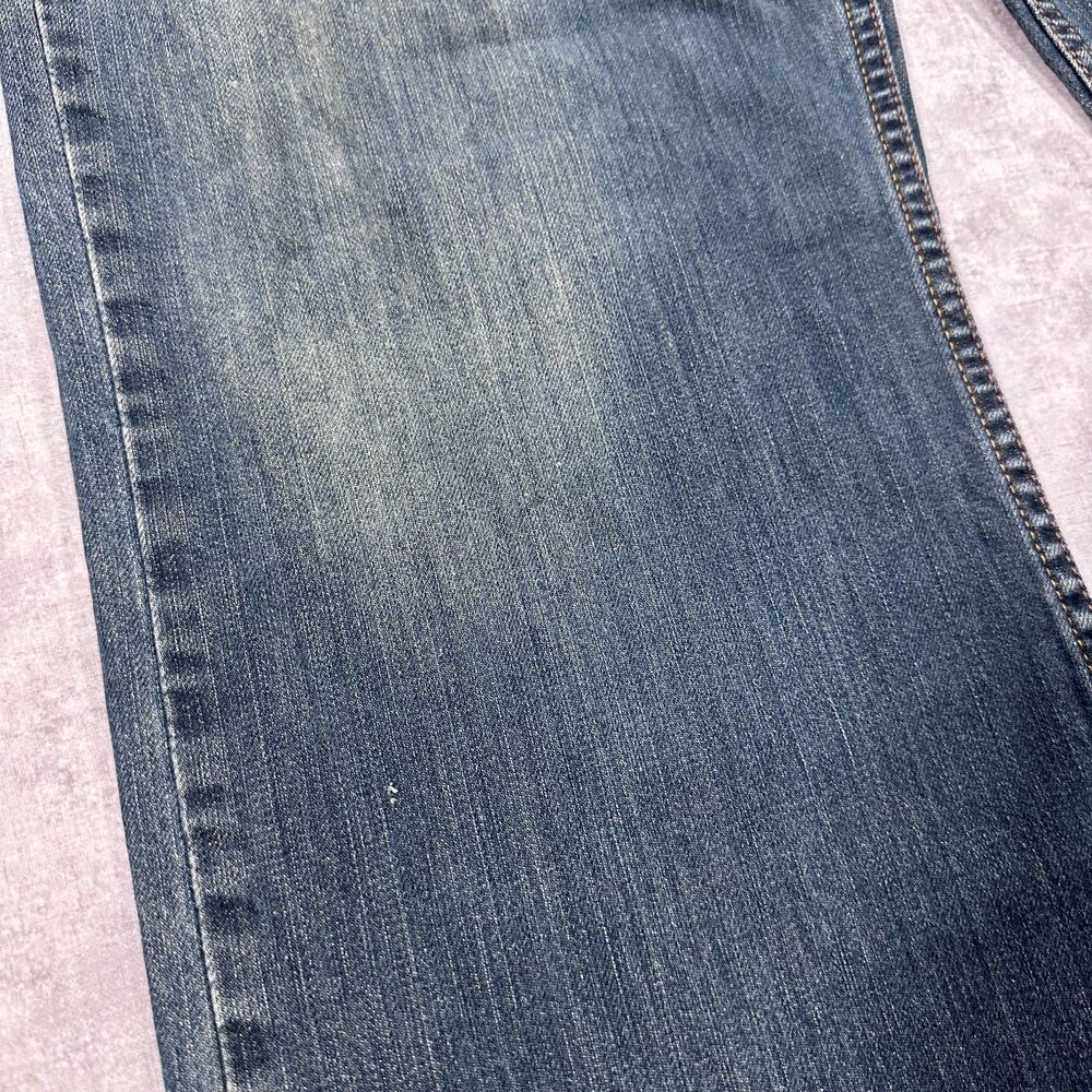 Vintage Levi's 527 Low Boot Cut Size 38x32 Mens Jeans Faded Loose Fit - Picture 6 of 10